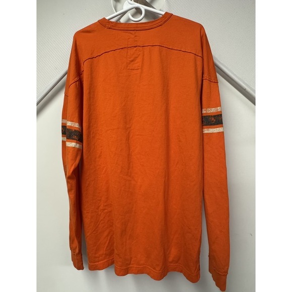 NFL Vintage Collection Orange Miami Dolphins Long Sleeve T-shirt Adult XL - Picture 4 of 5